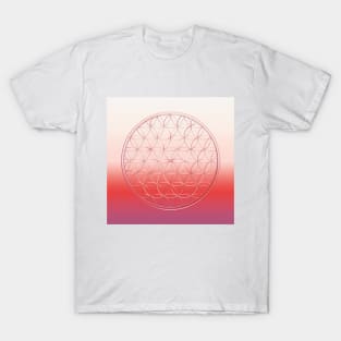 pink flower of life T-Shirt